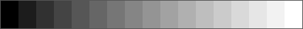 Usa questa scala per visualizzare tutti i grigi